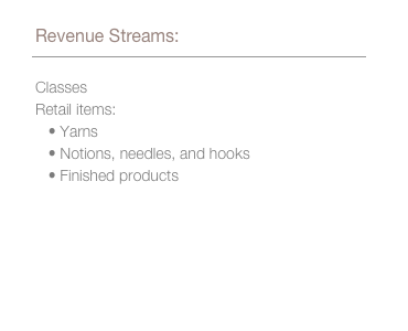 Revenue Streams