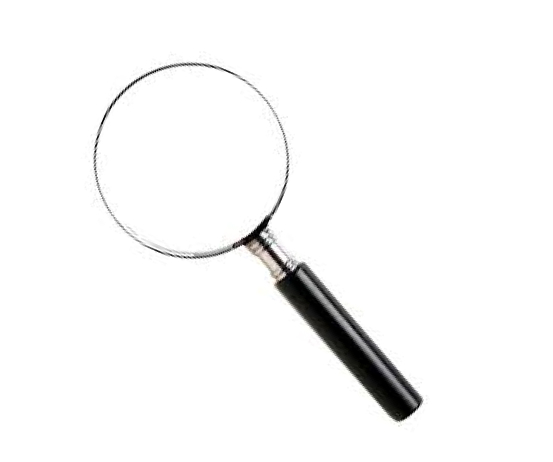 image of a magnifying glass